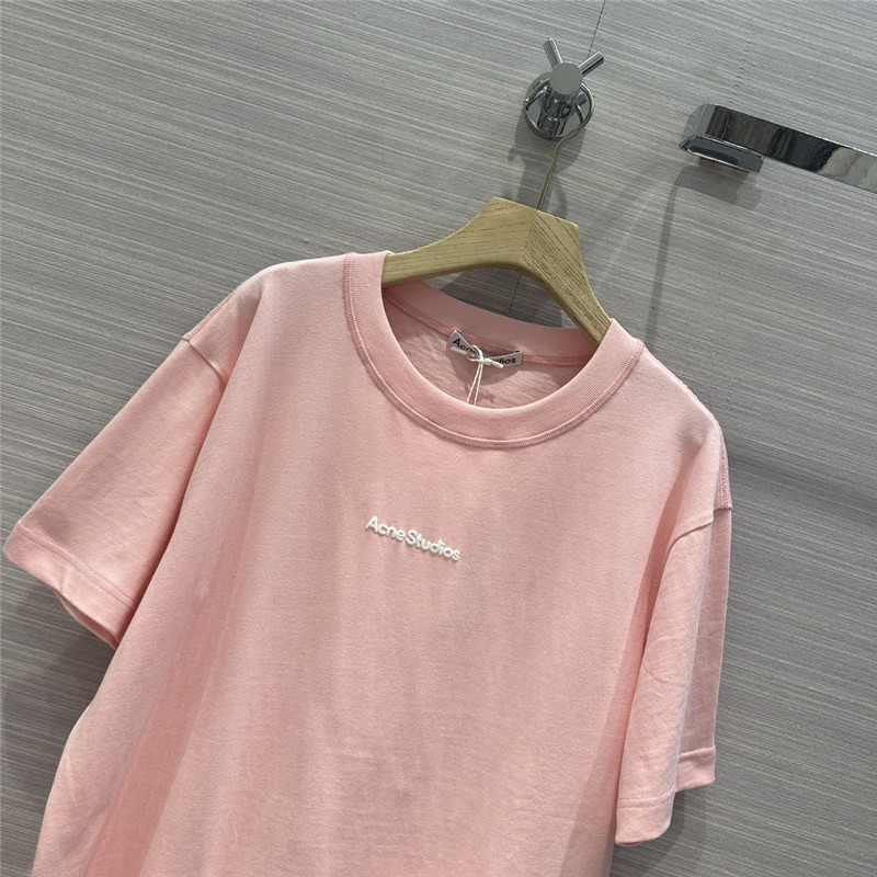 acne studios foam monogram T-shirt replica clothing sites