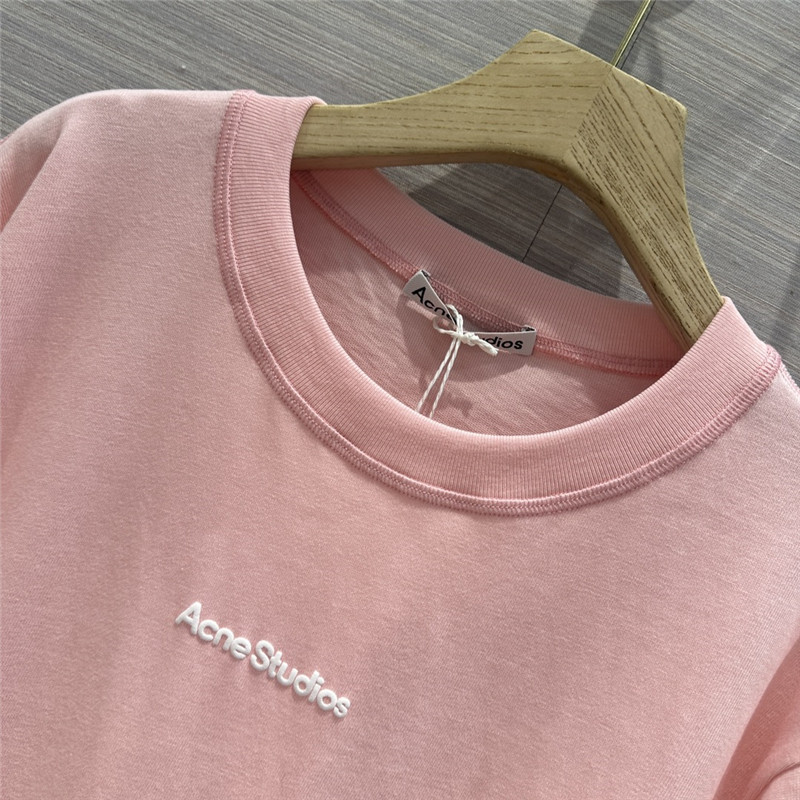 acne studios foam monogram T-shirt replica clothing sites