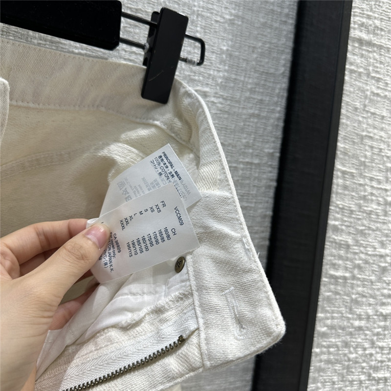 l0vis Vvtt0n lv high waist denim shorts replica clothing