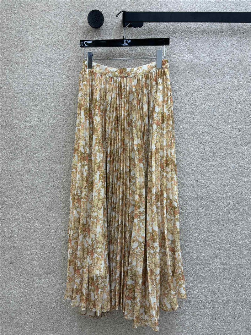 Ce1i*e irregular pleated long skirt replicas clothes