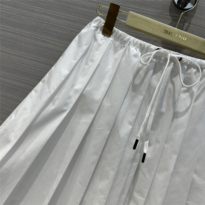 M1um1u mid-length pleated skirt cheap replica designer clothes