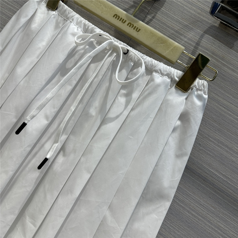 M1um1u mid-length pleated skirt cheap replica designer clothes