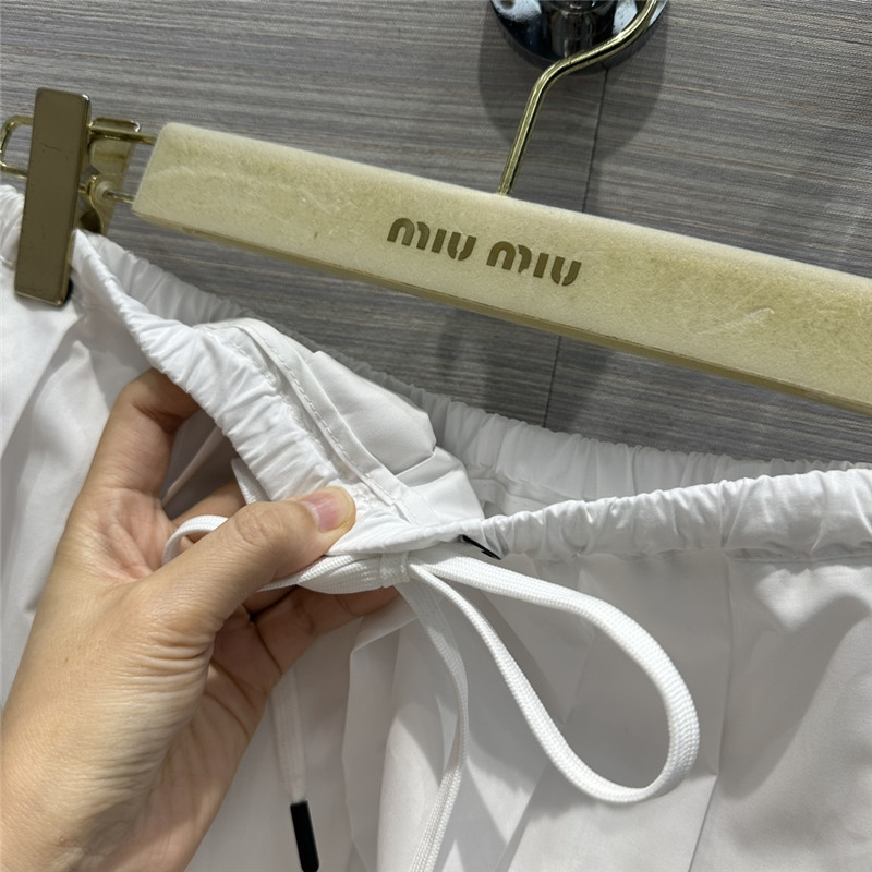 M1um1u mid-length pleated skirt cheap replica designer clothes