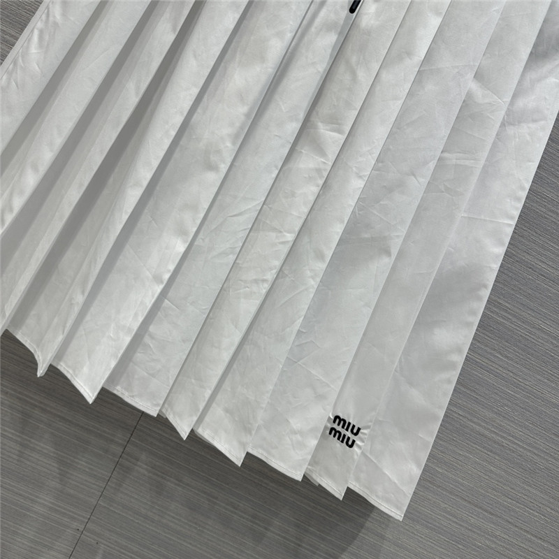 M1um1u mid-length pleated skirt cheap replica designer clothes