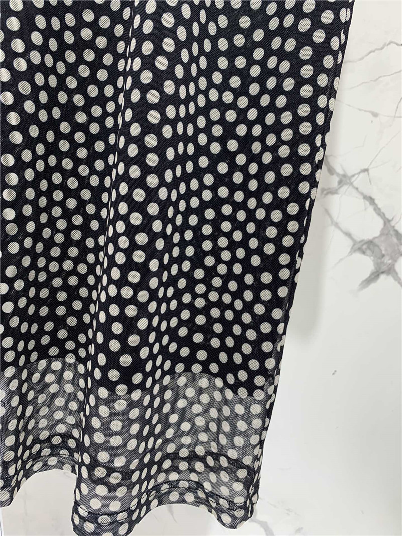 Y51 polka dot long skirt replica designer clothes