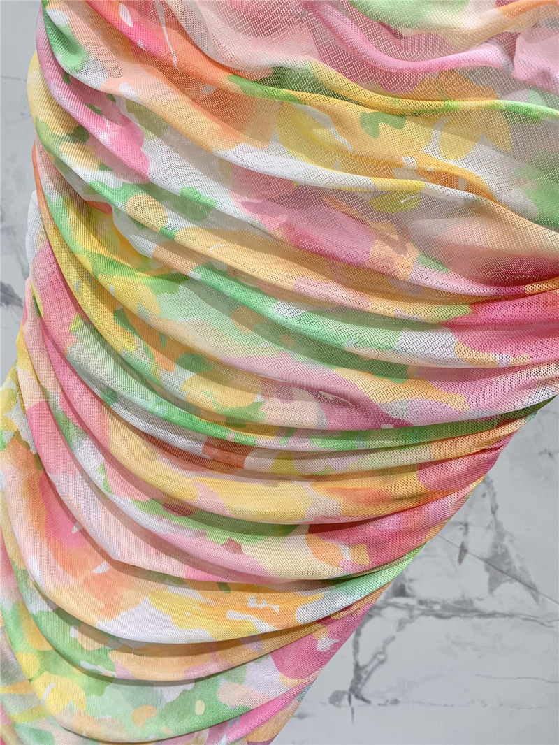 Y51 tube top floral dress replica d&g clothing