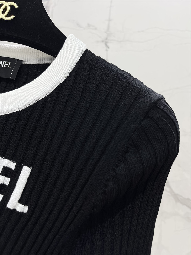 Ch**el new knitted short sleeve replica d&g clothing