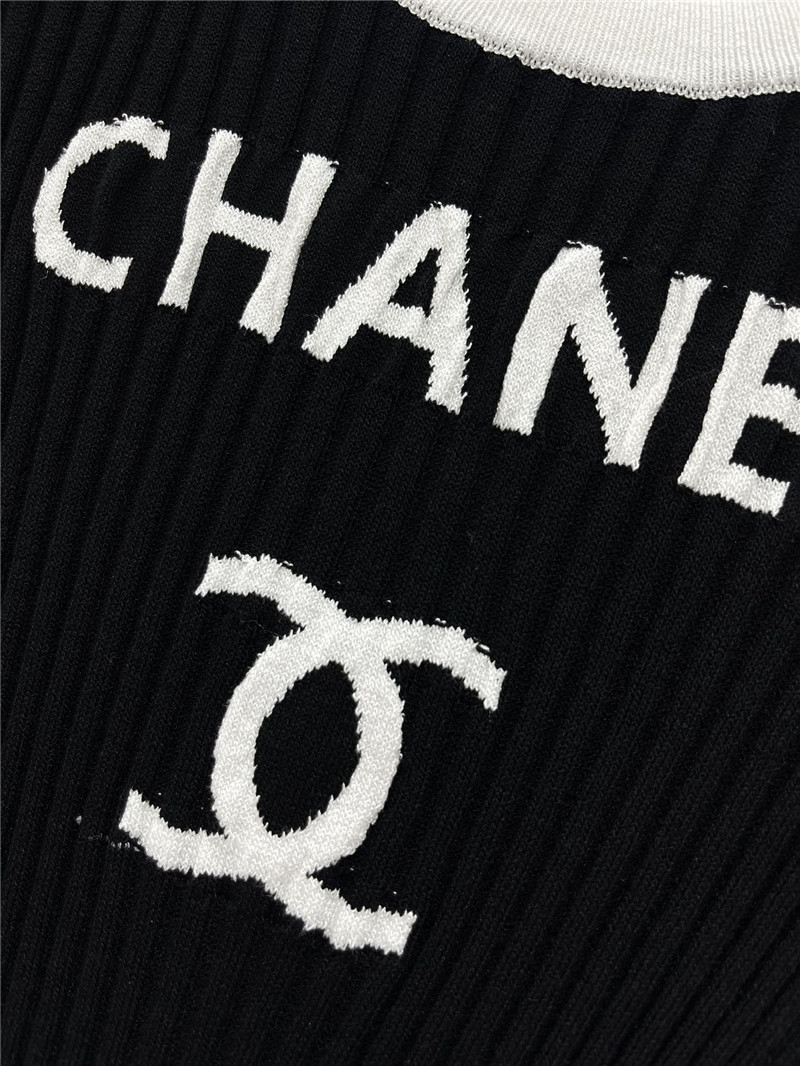 Ch**el new knitted short sleeve replica d&g clothing