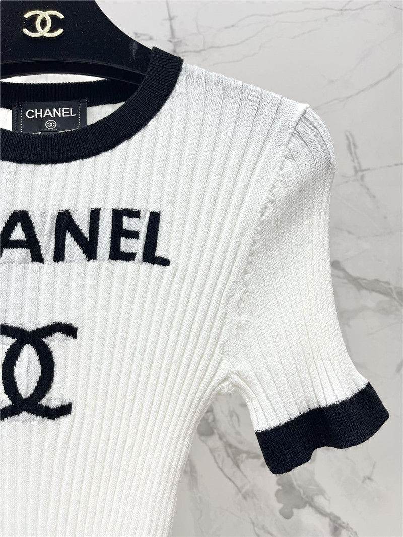 Ch**el new knitted short sleeve replica d&g clothing