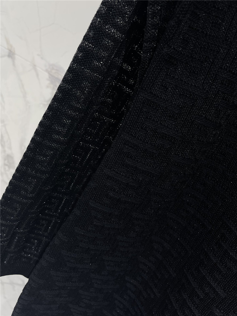 Balmain long sleeve knit dress replica clothing sites