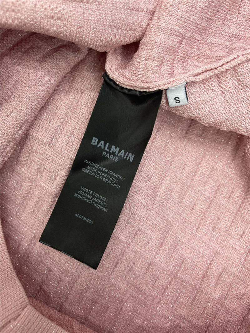 Balmain long sleeve knit dress replica clothing sites