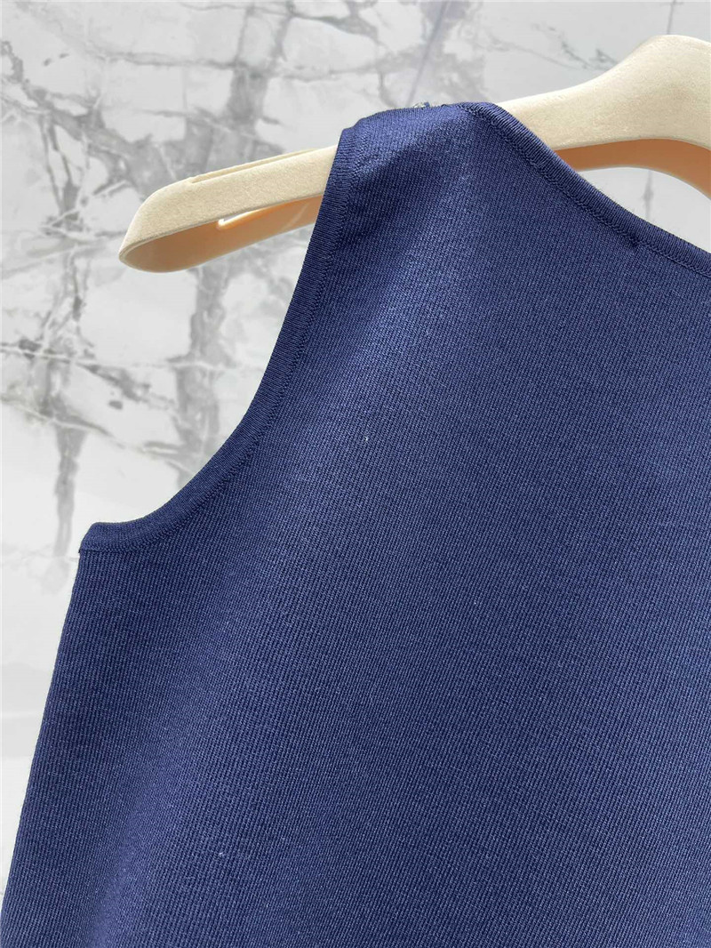 M1um1u knitted vest replica designer clothes