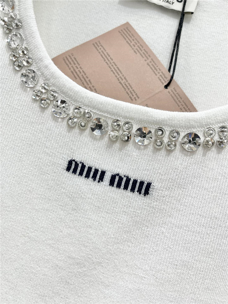 M1um1u knitted vest replica designer clothes