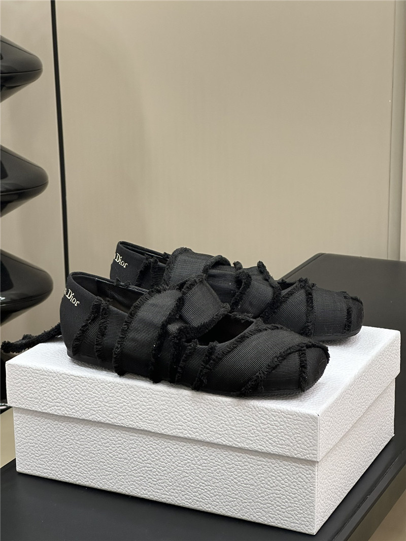 D10r songe ballet flats black