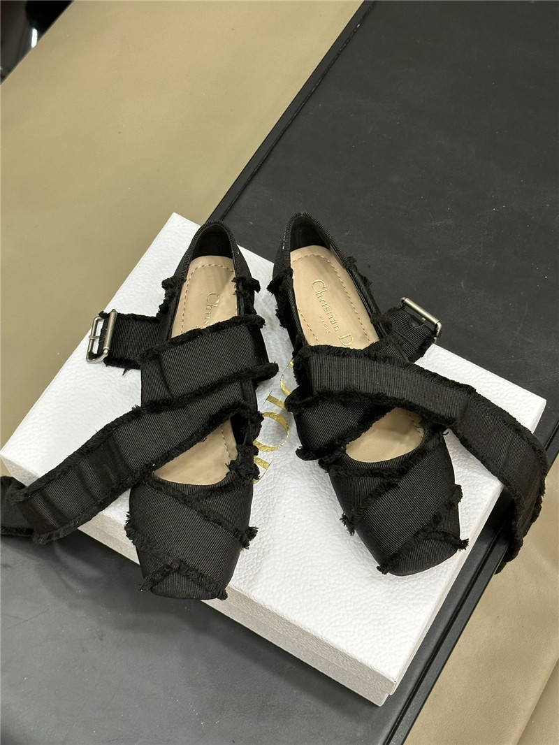 D10r songe ballet flats black