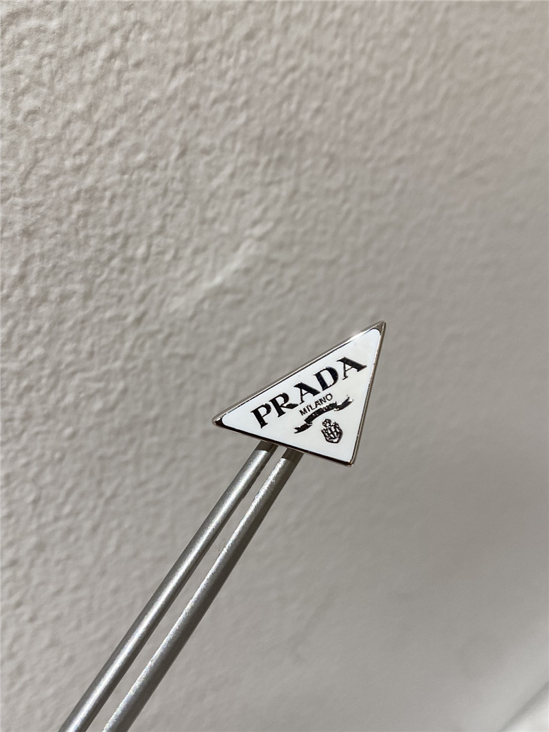 Pra*a triangle brand earrings