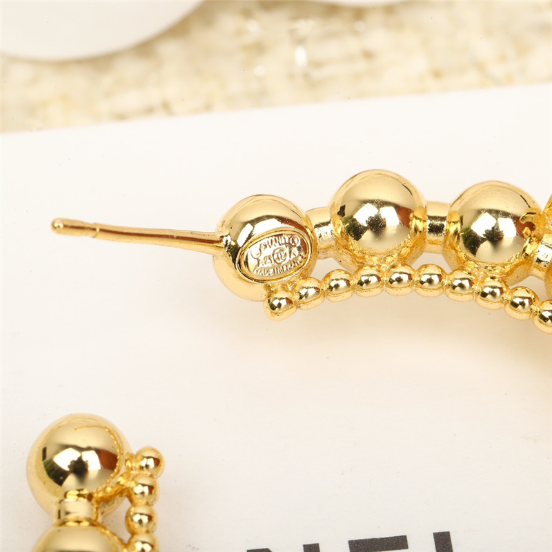 ch**el double c D1am0nd tassel earrings