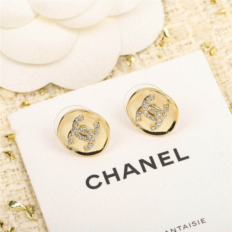 Ch**el coin double c earrings