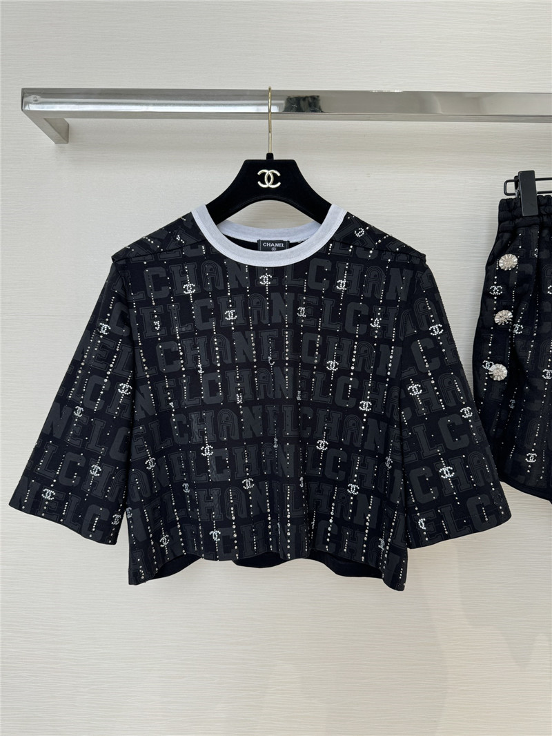 Chanel studded top + shorts replica clothing sites