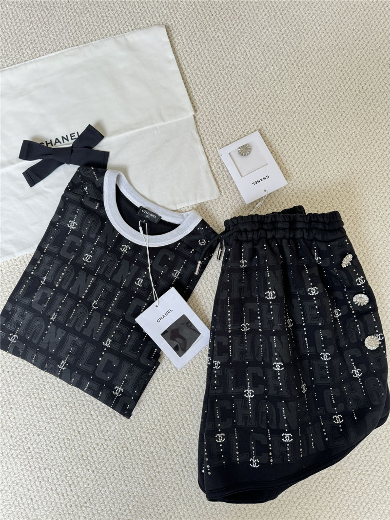Chanel studded top + shorts replica clothing sites