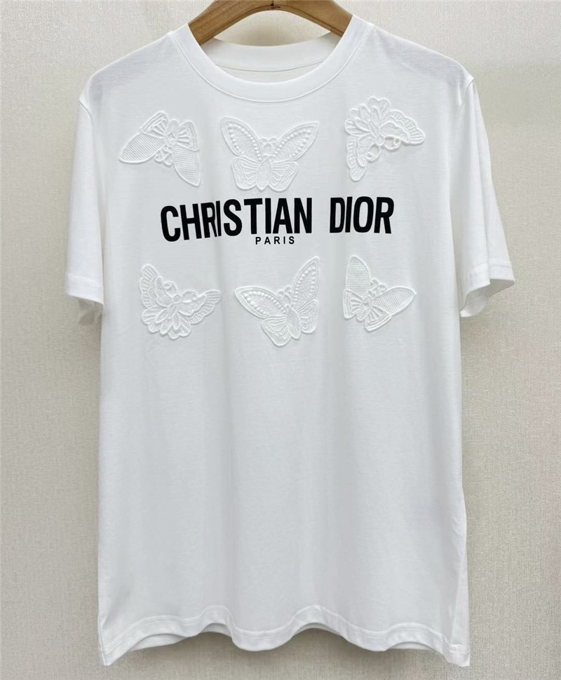 D10r butterfly white t replica d&g clothing