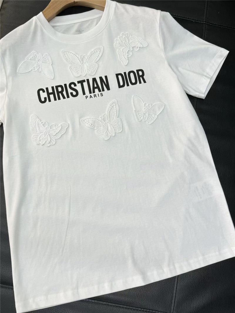 D10r butterfly white t replica d&g clothing
