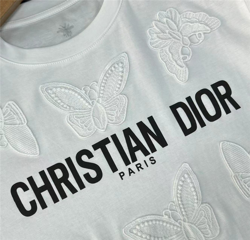 D10r butterfly white t replica d&g clothing