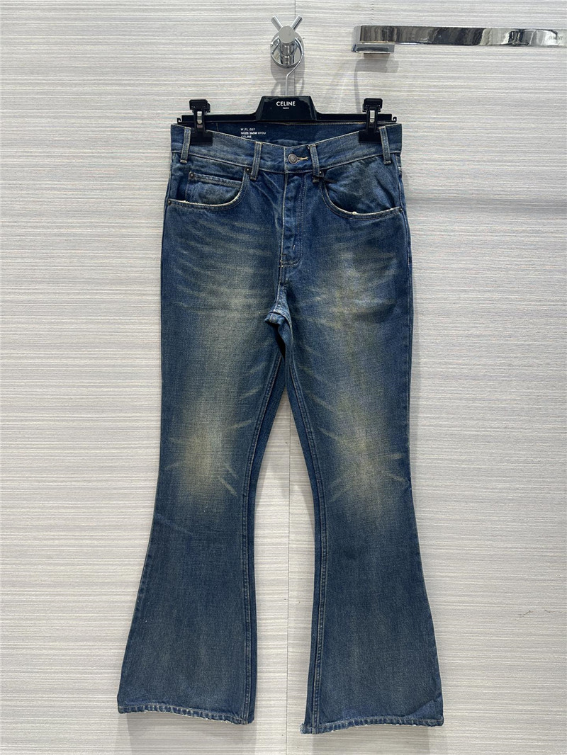 Ce1i*e low waist bootcut extra long jeans replica d&g clothing