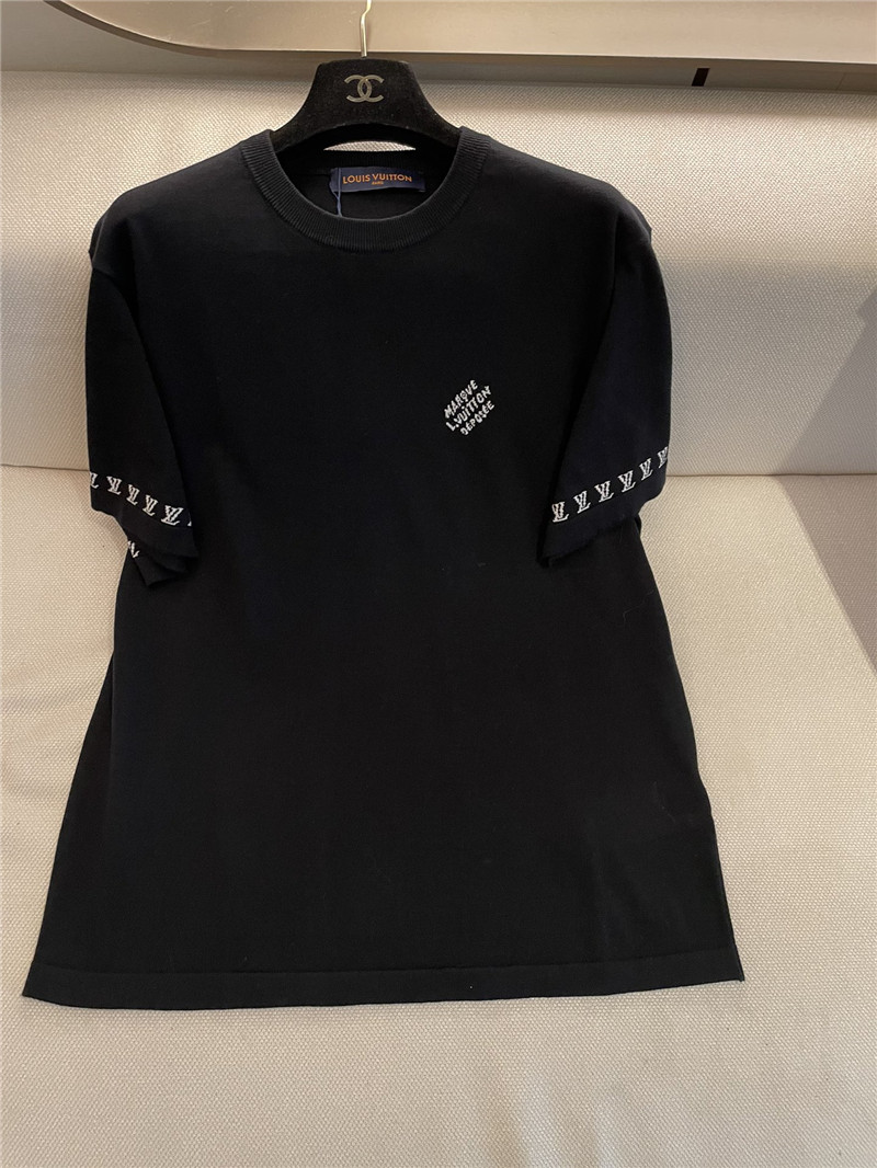 l0vis Vvtt0n logo cotton crew-neck top