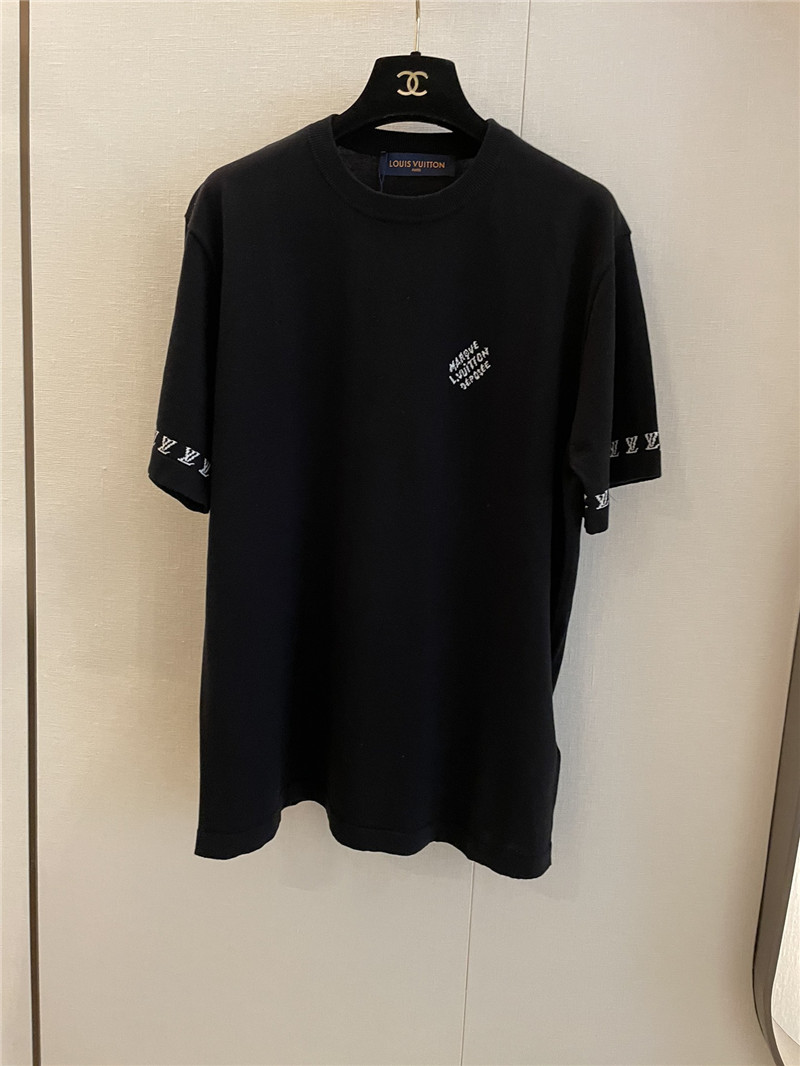 l0vis Vvtt0n logo cotton crew-neck top