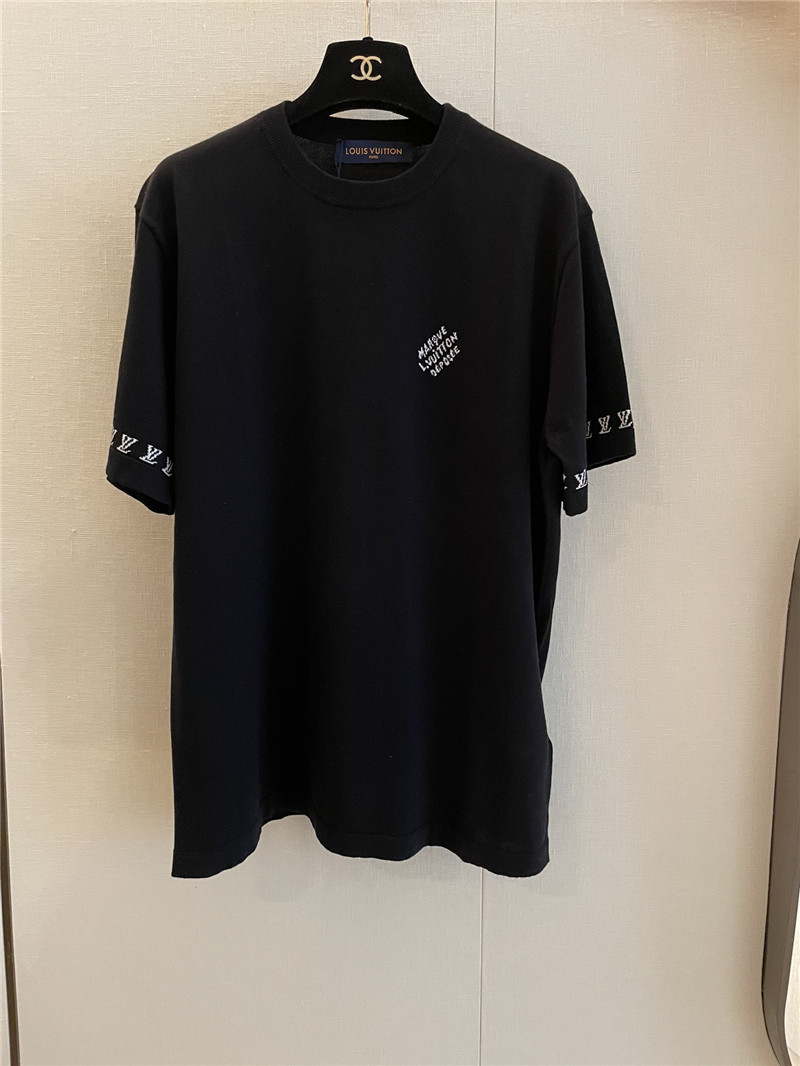 l0vis Vvtt0n logo cotton crew-neck top