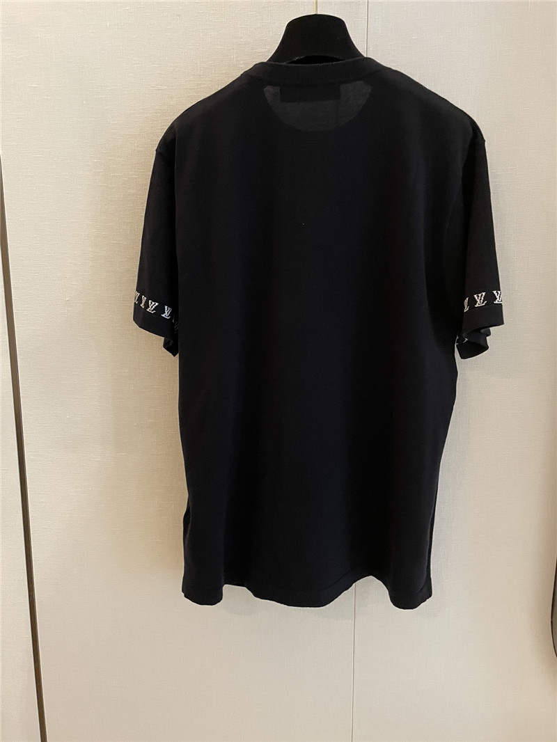 l0vis Vvtt0n logo cotton crew-neck top
