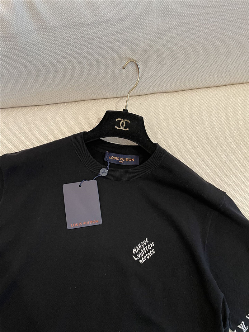 l0vis Vvtt0n logo cotton crew-neck top