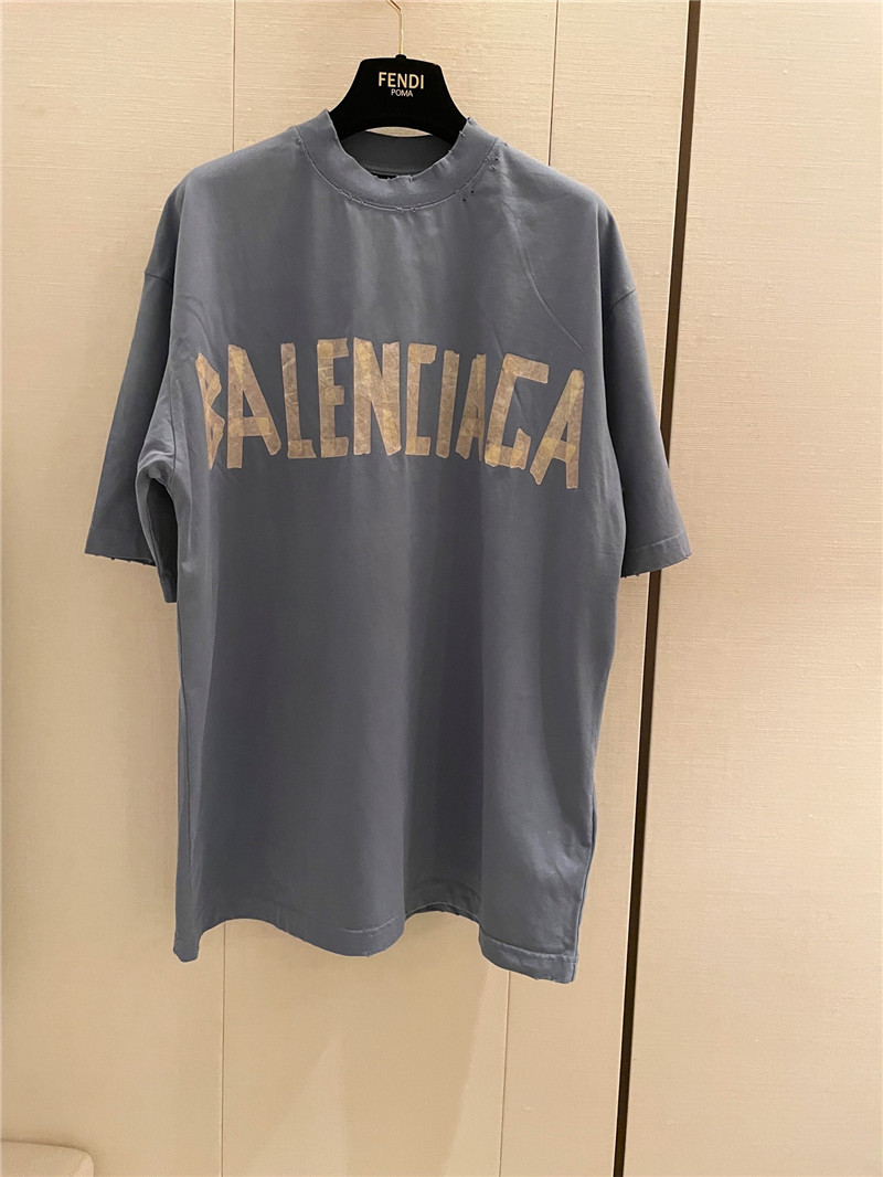 Ba1en*iaga new distressed short sleeve replica clothing sites