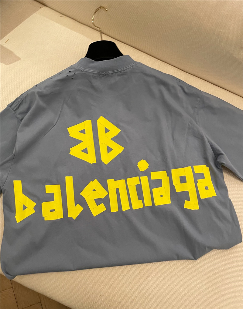 Ba1en*iaga new distressed short sleeve replica clothing sites