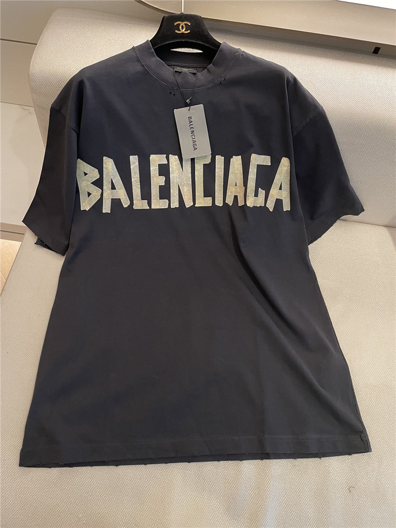 Ba1en*iaga new distressed short sleeve replica clothing sites