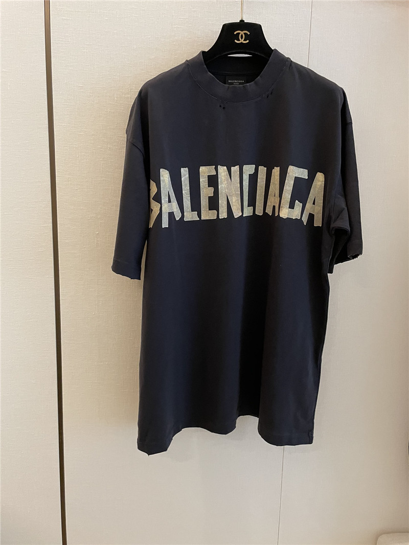 Ba1en*iaga new distressed short sleeve replica clothing sites