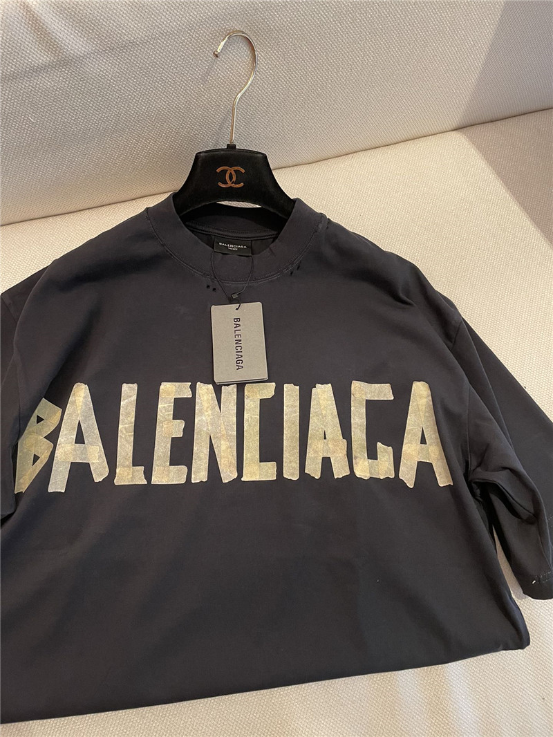 Ba1en*iaga new distressed short sleeve replica clothing sites