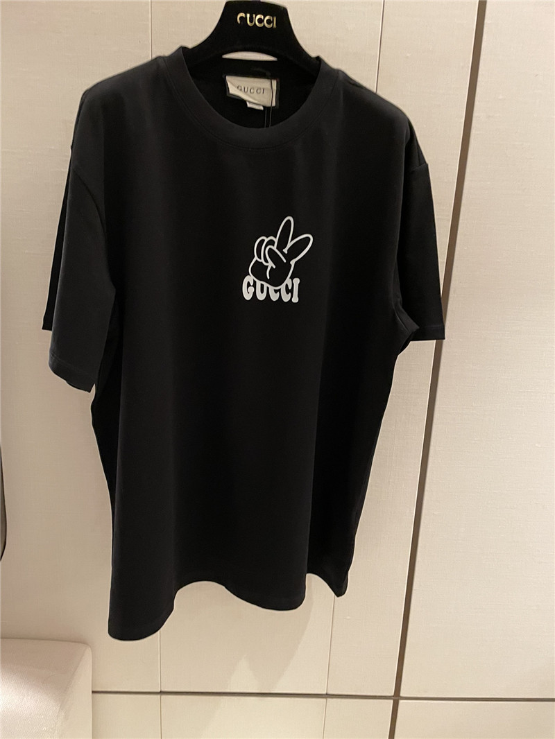 Gucci classic logo cotton short sleeve replica d&g clothing