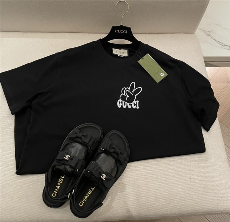 Gucci classic logo cotton short sleeve replica d&g clothing