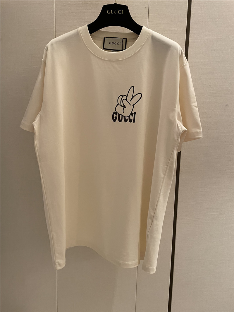 Gucci classic logo cotton short sleeve replica d&g clothing