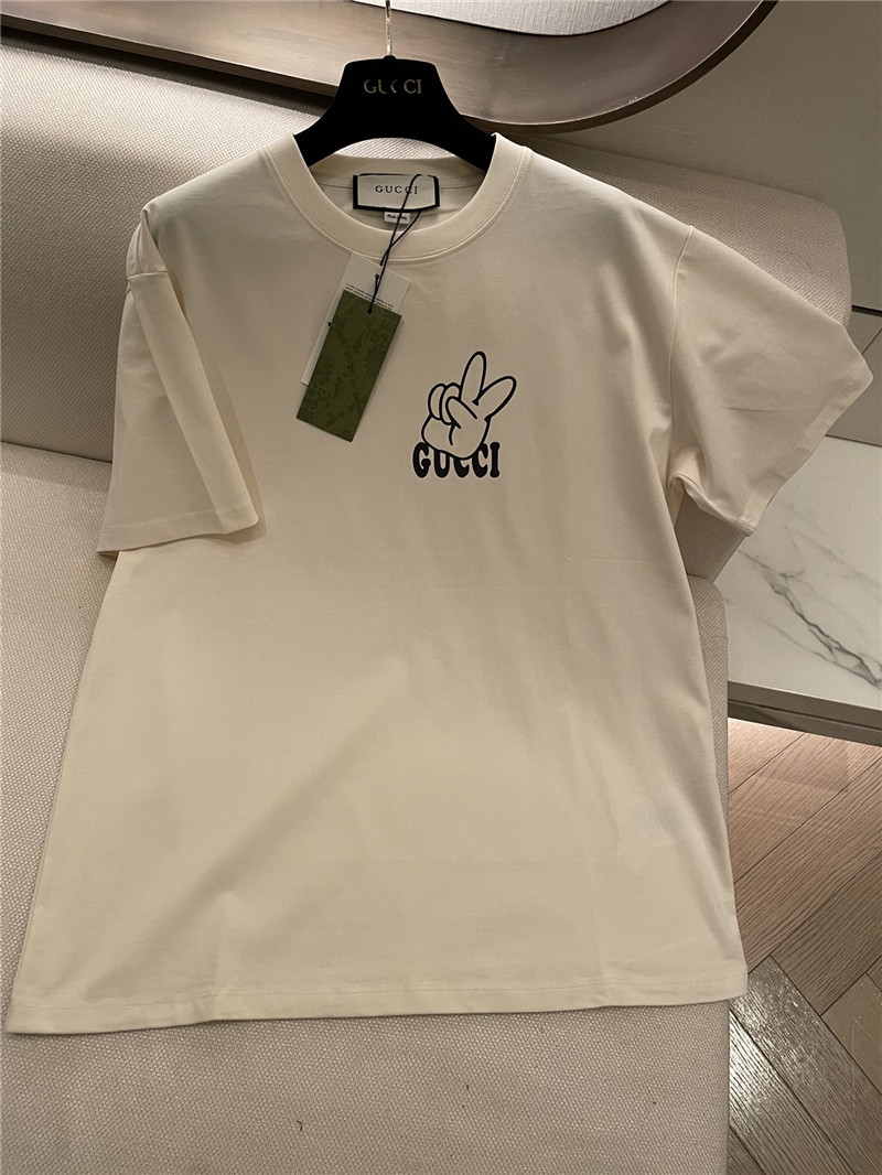 Gucci classic logo cotton short sleeve replica d&g clothing