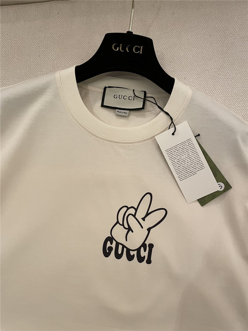 Gucci classic logo cotton short sleeve replica d&g clothing