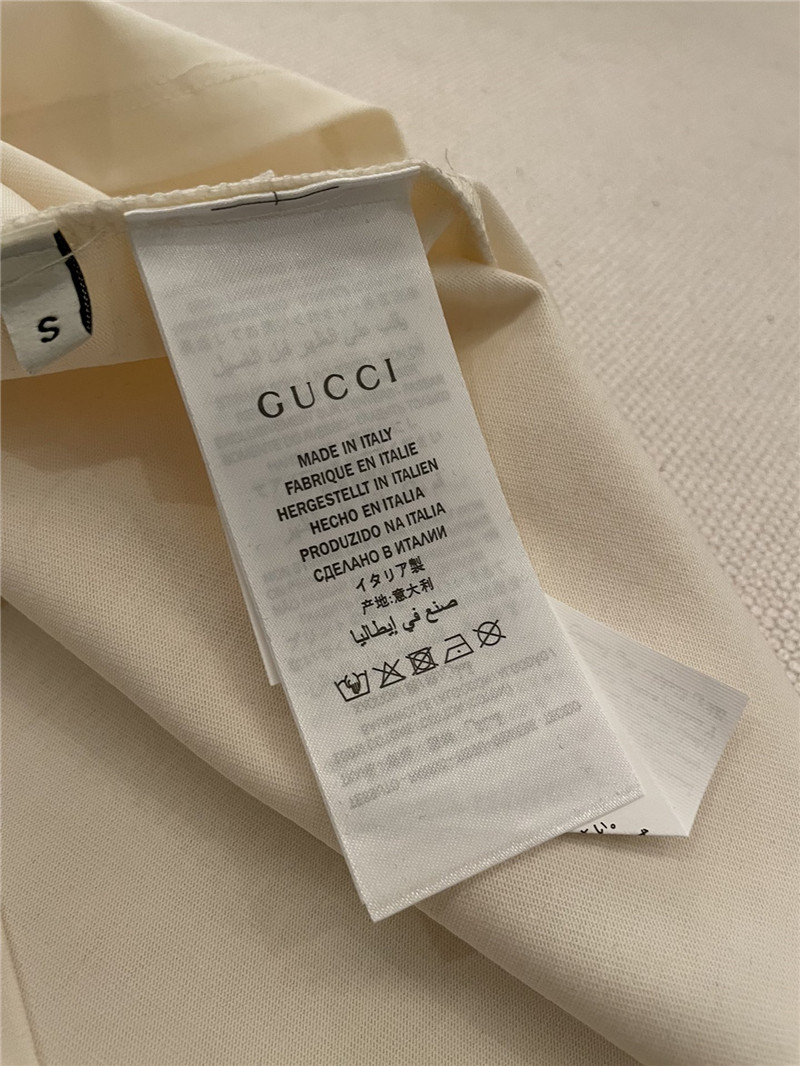 Gucci classic logo cotton short sleeve replica d&g clothing