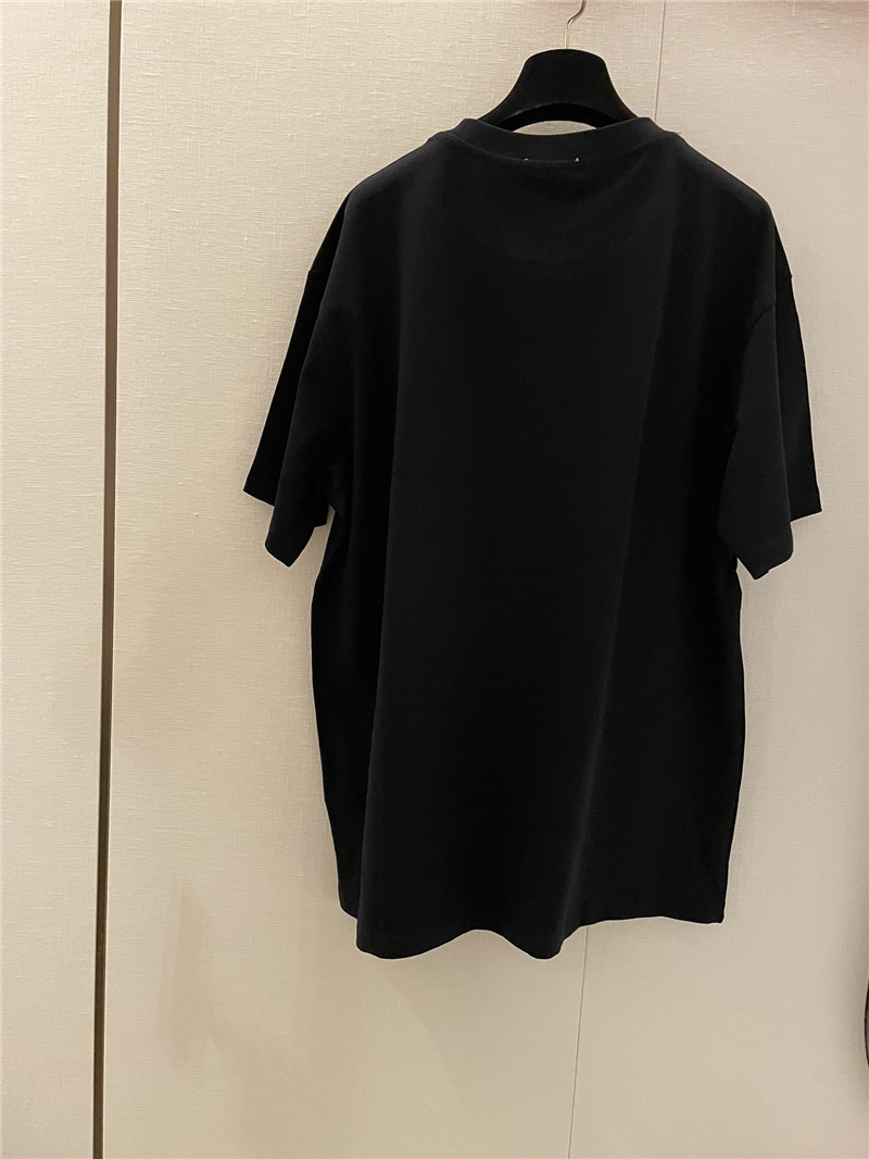 D10r colorful letters logo short sleeve replica d&g clothing