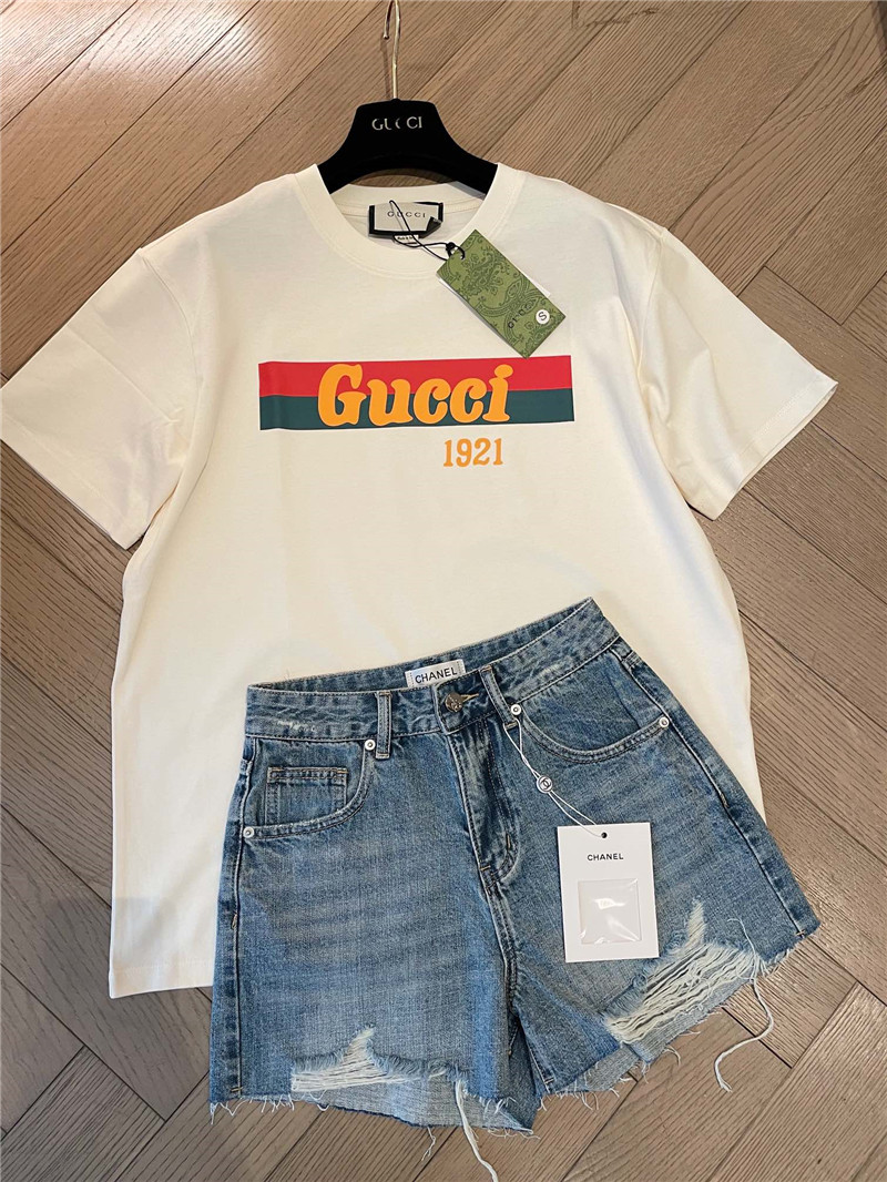 Gucci new short sleeve replica designer clothes