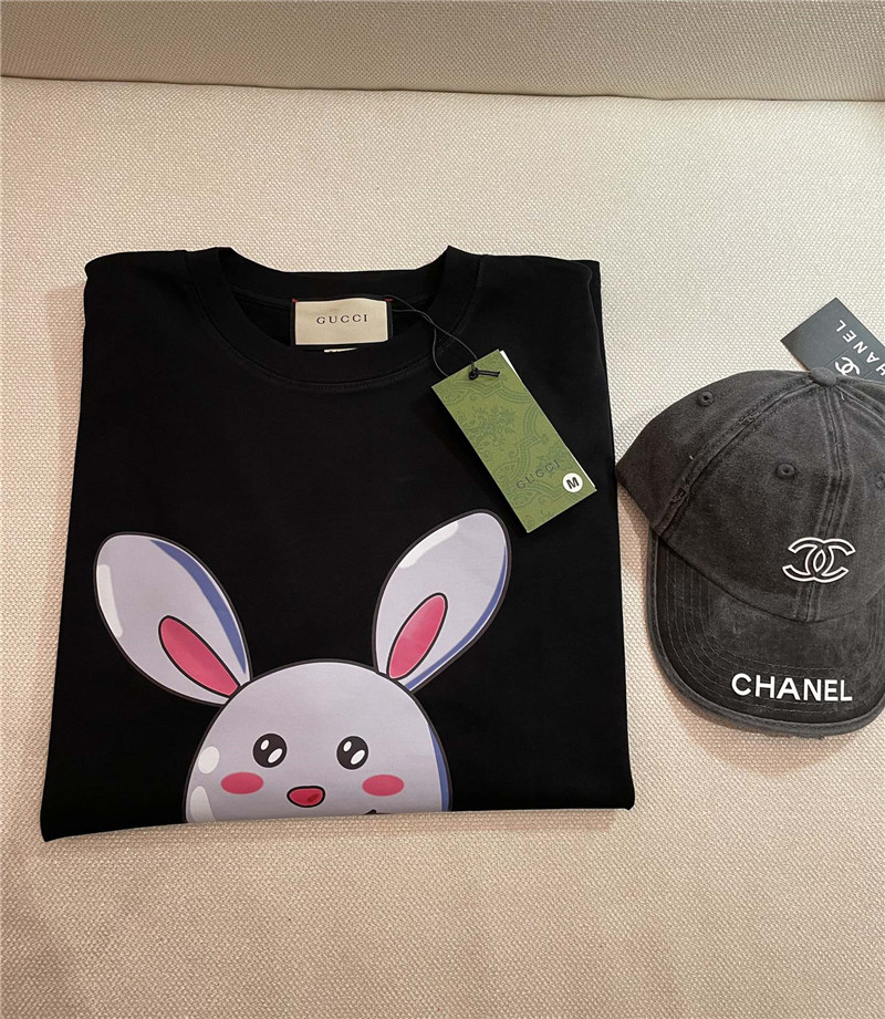 Gucci big ear rabbit short sleeve replica d&g clothing