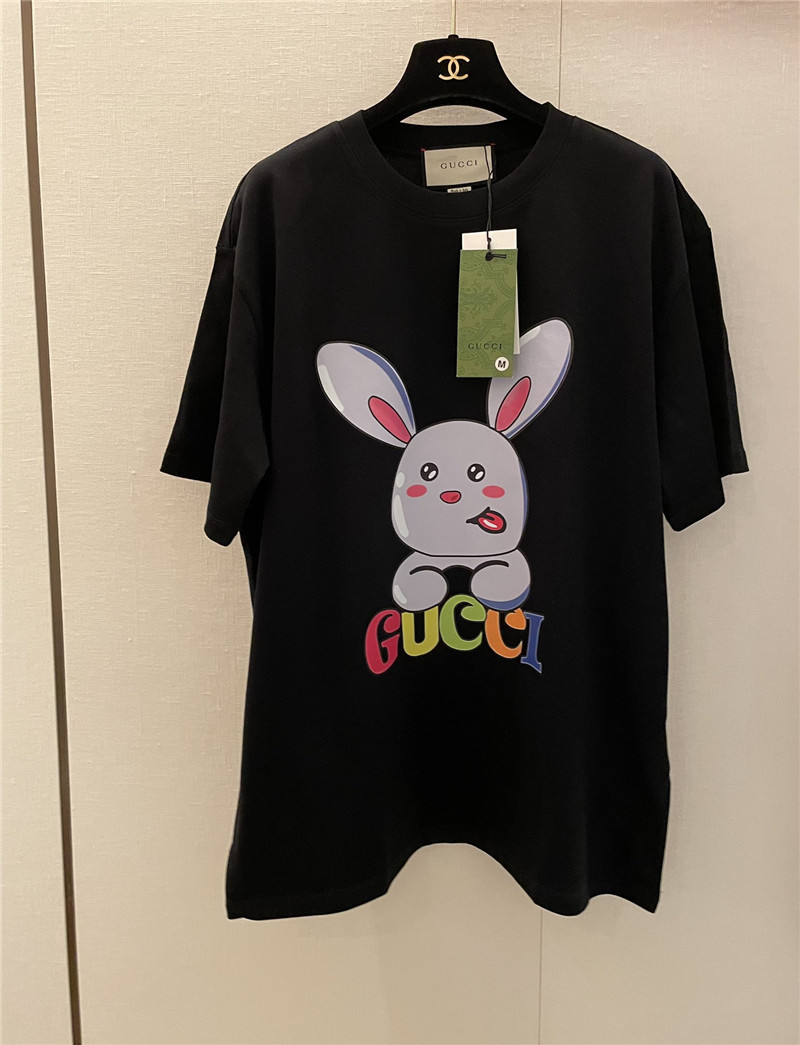 Gucci big ear rabbit short sleeve replica d&g clothing