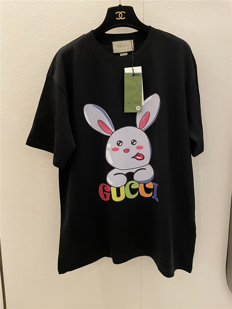 Gucci big ear rabbit short sleeve replica d&g clothing