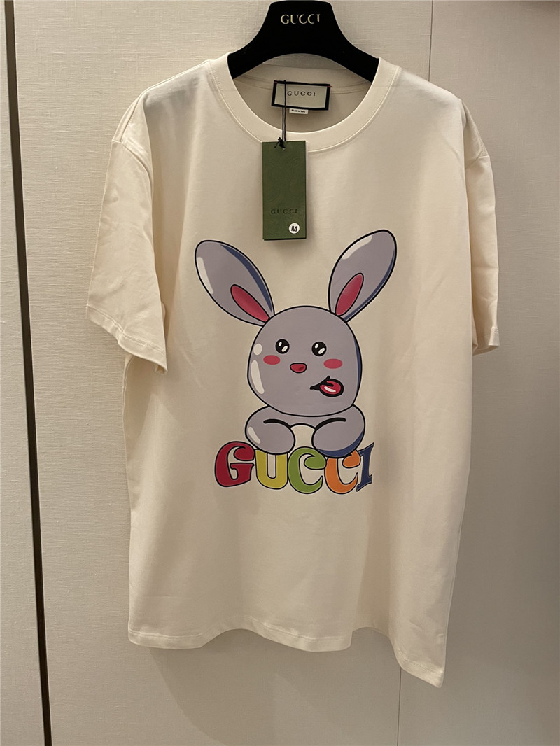 Gucci big ear rabbit short sleeve replica d&g clothing